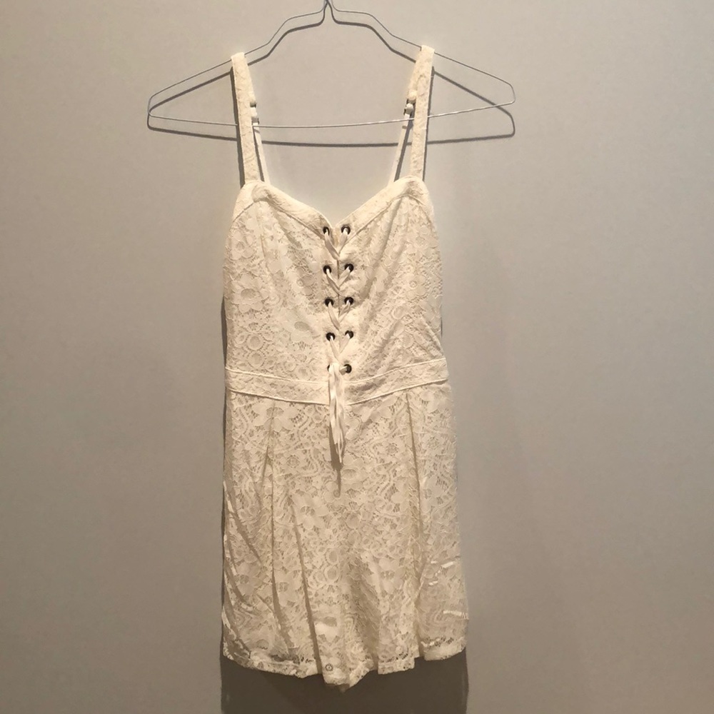 Hollister Lace-up Romper